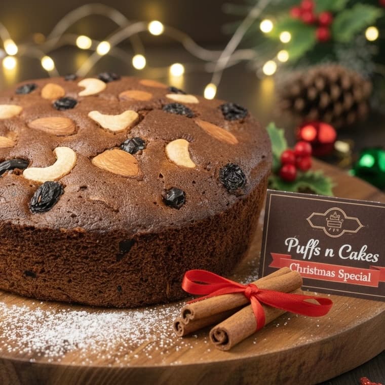 Plum Cake (Eggless) (450g)